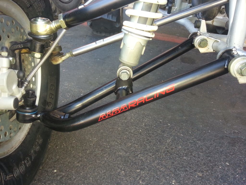 Yamaha Banshee A Arms +2 +1 Chromoly Fully Adjustable Alba extended a